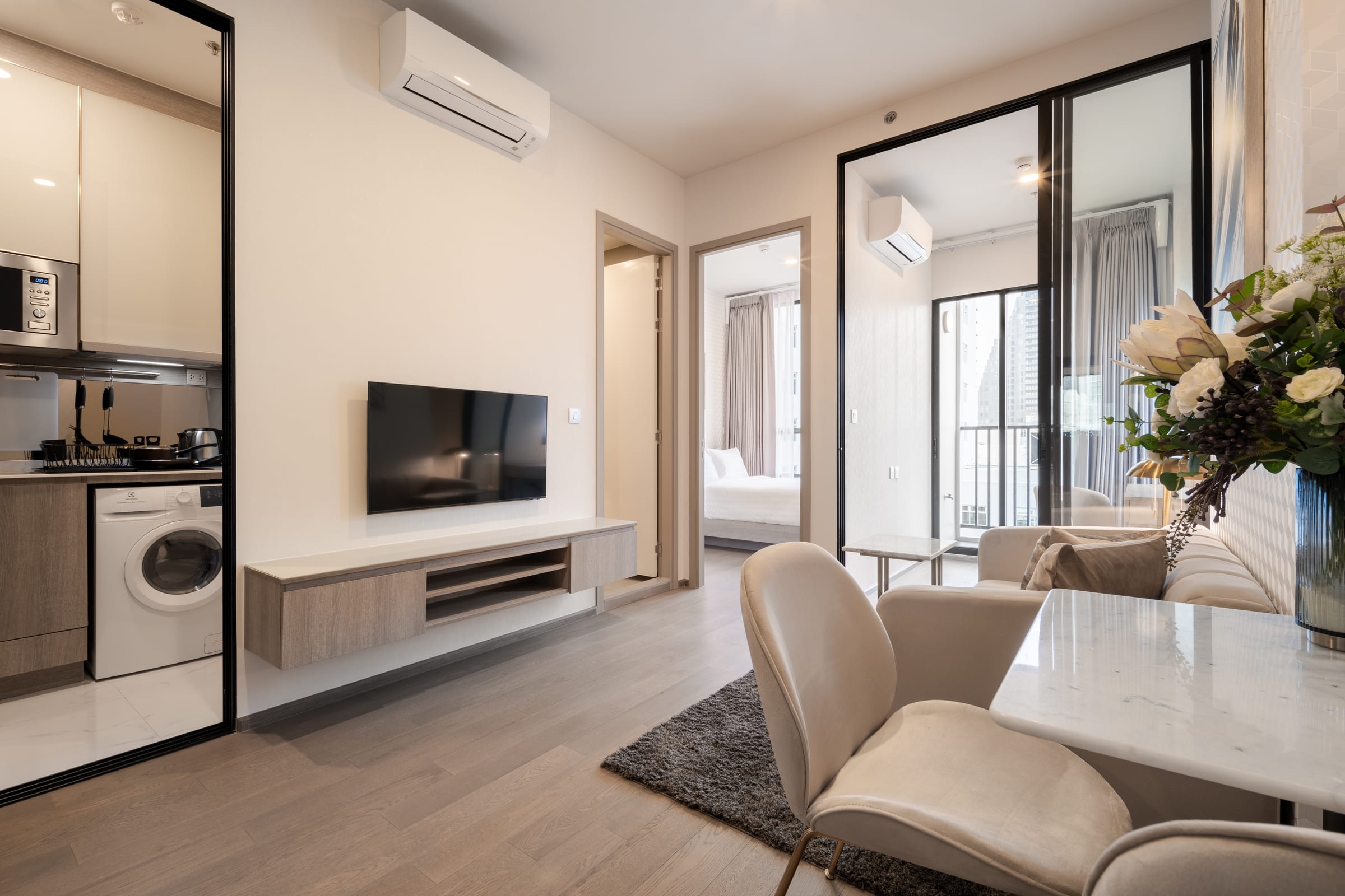 1 Bedroom Plus, 34 sq.m. — Hampton Residence Phayathai (Park Origin Phayathai) | Hotel Residence near BTS Phaya Thai / Airport Rail Link 7