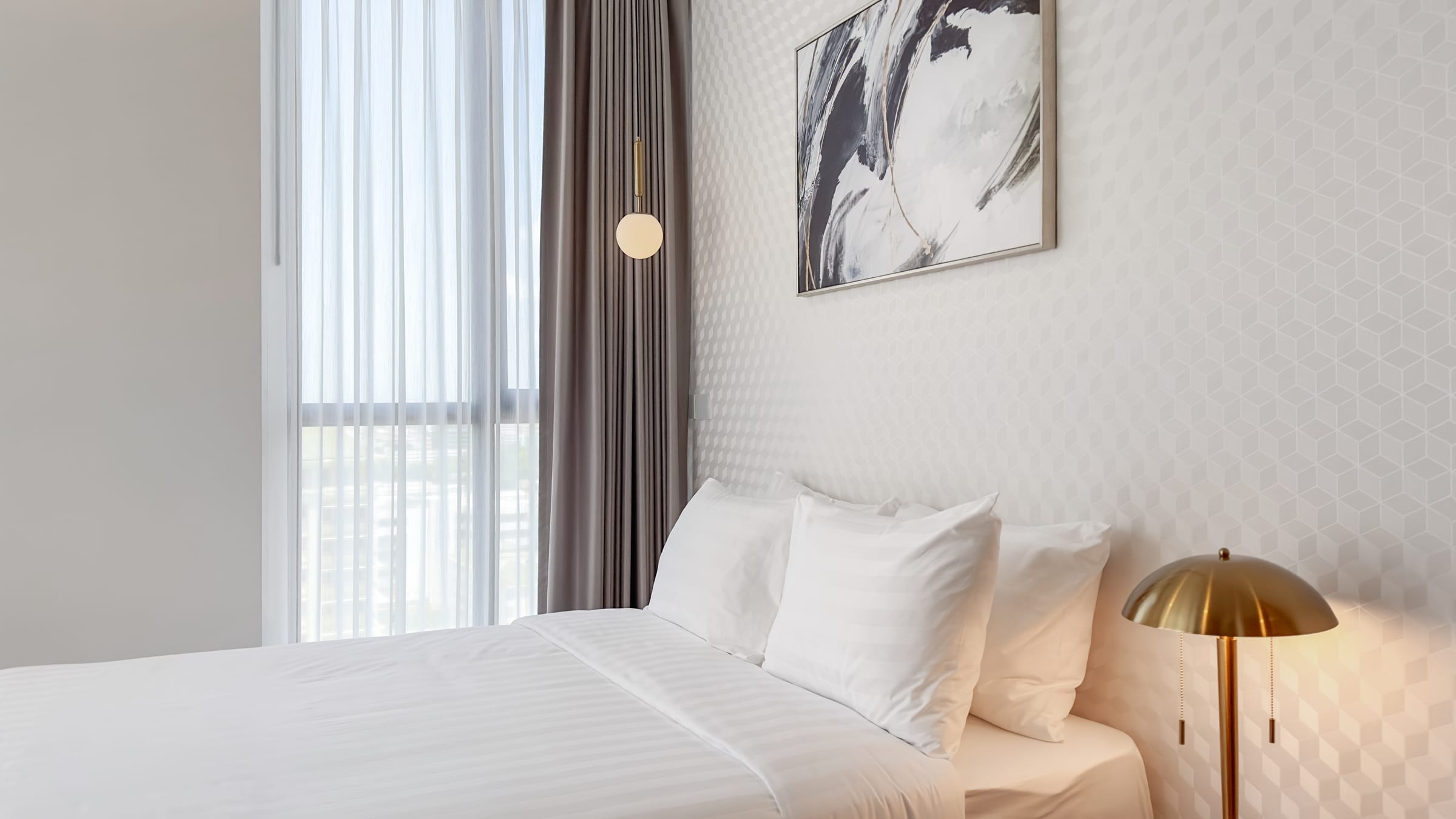 2 Bedroom Deluxe, 55 sq.m. — Hampton Residence Phayathai (Park Origin Phayathai) | Hotel Residence near BTS Phaya Thai / Airport Rail Link 7