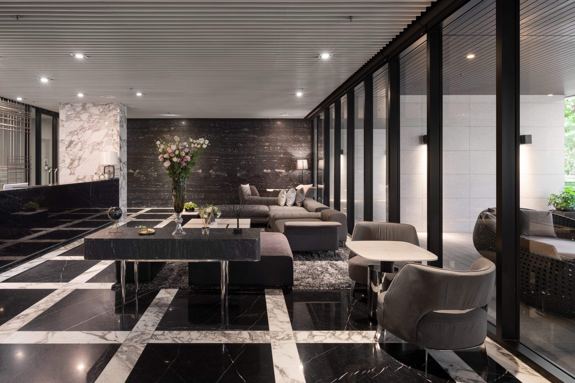 2 Bedroom Plus (Tower 4), 58 sq.m. — Hampton Residence Next to Emporium (Park Origin Phrom Phong) | Hotel Residence near BTS Phrom Phong 6