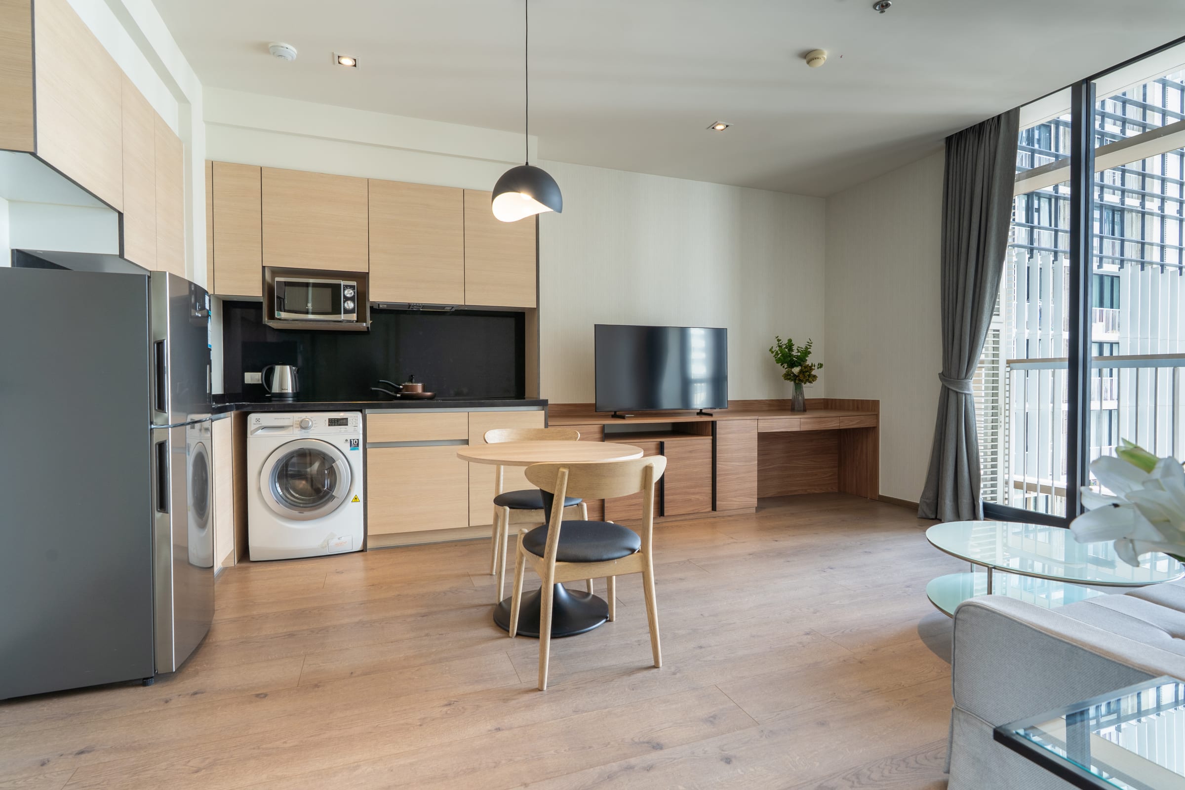 1 Bedroom, One Bed Combined (Tower 4), 52 sq.m. — Hampton Residence Next to Emporium (Park Origin Phrom Phong) | Hotel Residence near BTS Phrom Phong 9