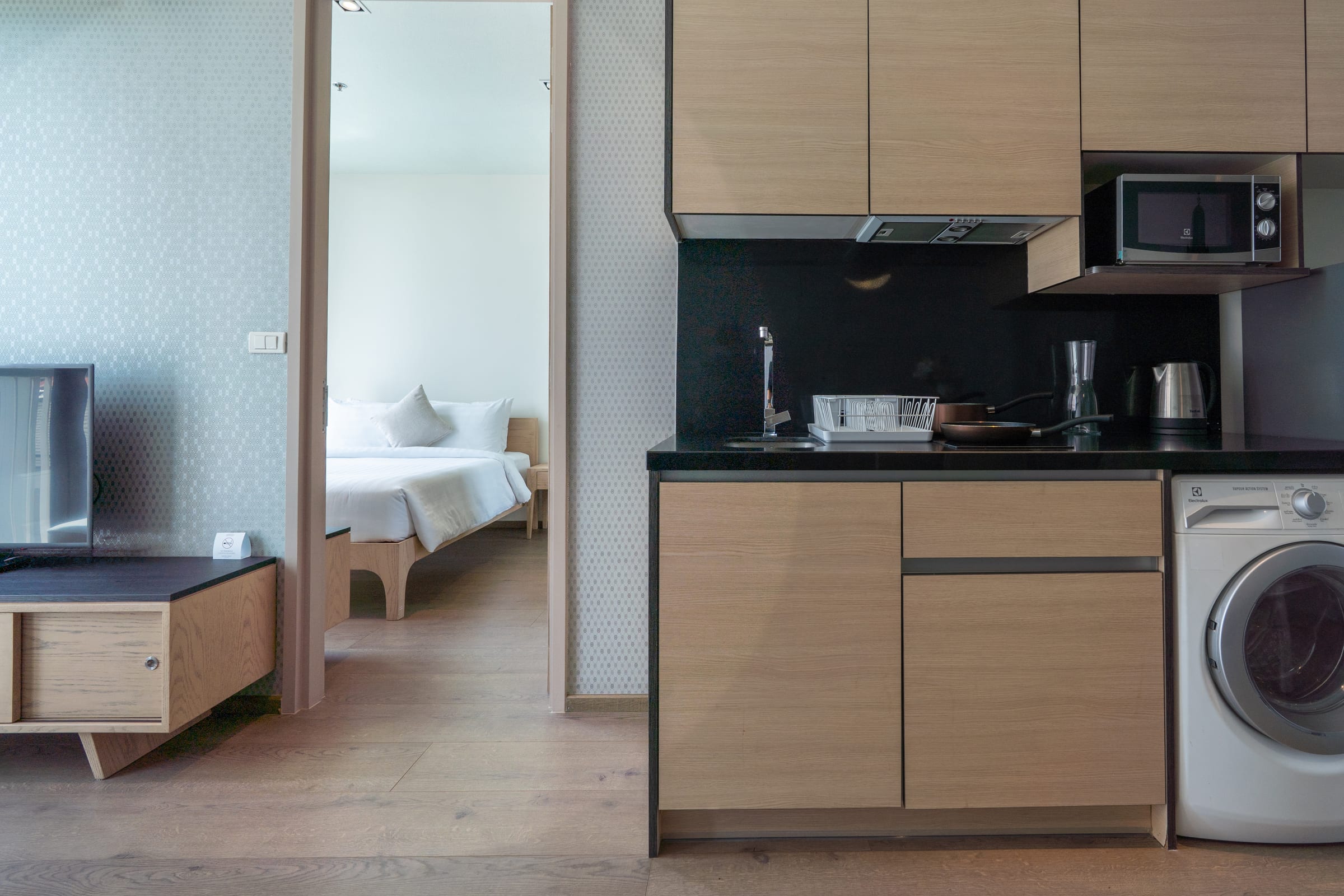 2 Bedroom Plus (Tower 4), 60 sq.m. — Hampton Residence Next to Emporium (Park Origin Phrom Phong) | Hotel Residence near BTS Phrom Phong 2