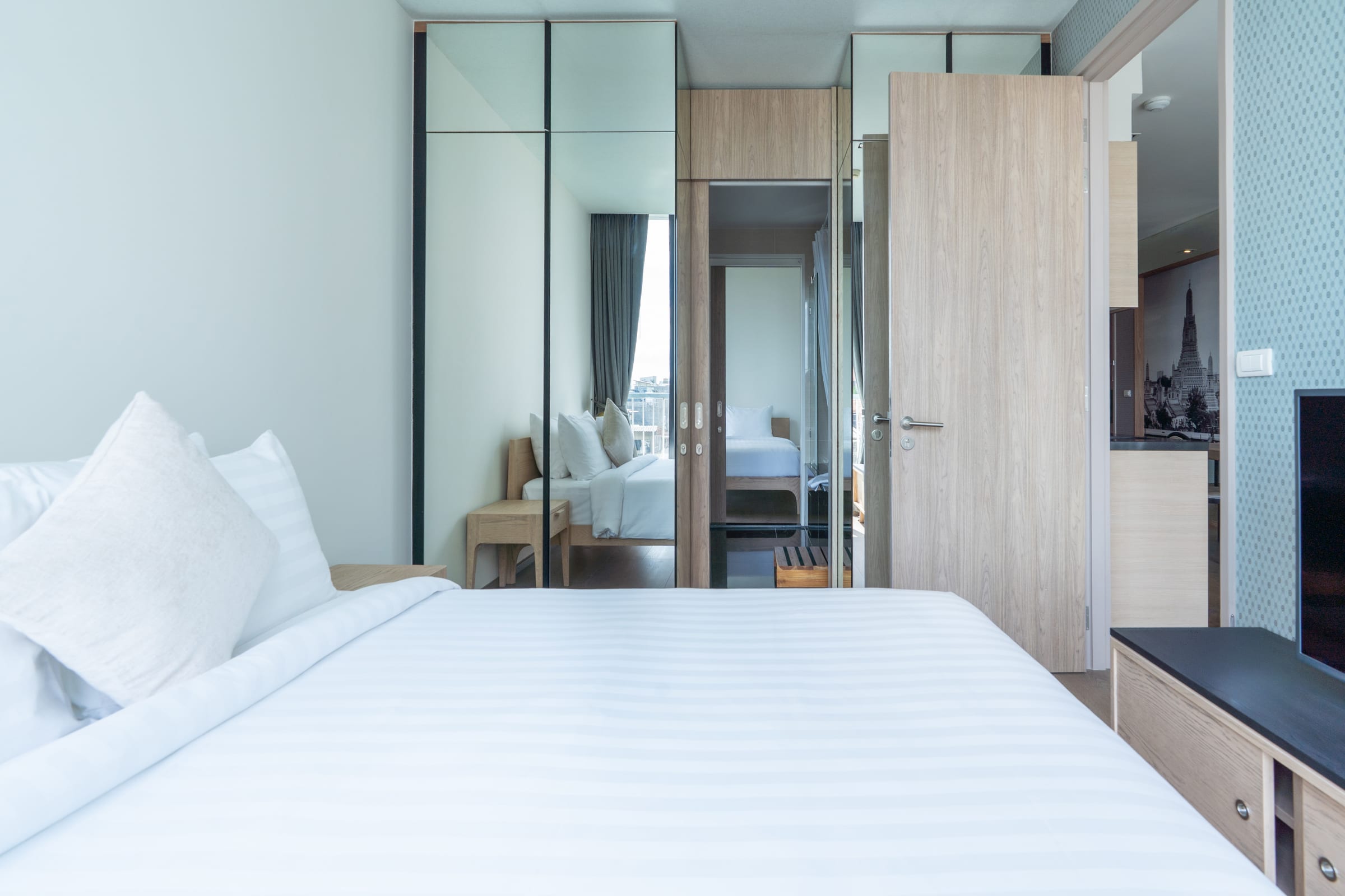 2 Bedroom Plus (Tower 4), 60 sq.m. — Hampton Residence Next to Emporium (Park Origin Phrom Phong) | Hotel Residence near BTS Phrom Phong 7