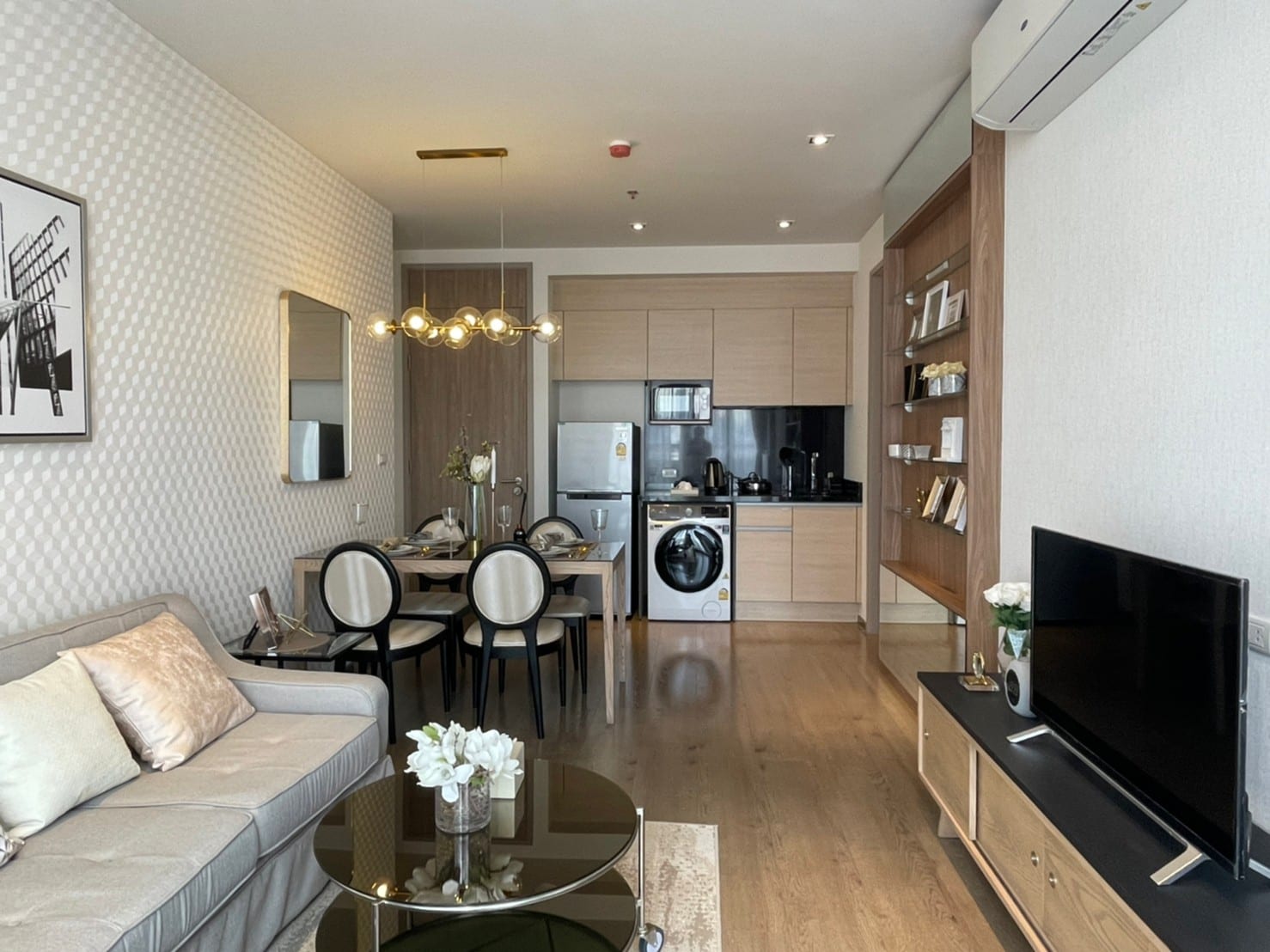 2 Bedroom with Bathtub, 56 sq.m. — Hampton Residence Next to Emporium (Park Origin Phrom Phong) | Hotel Residence near BTS Phrom Phong 8