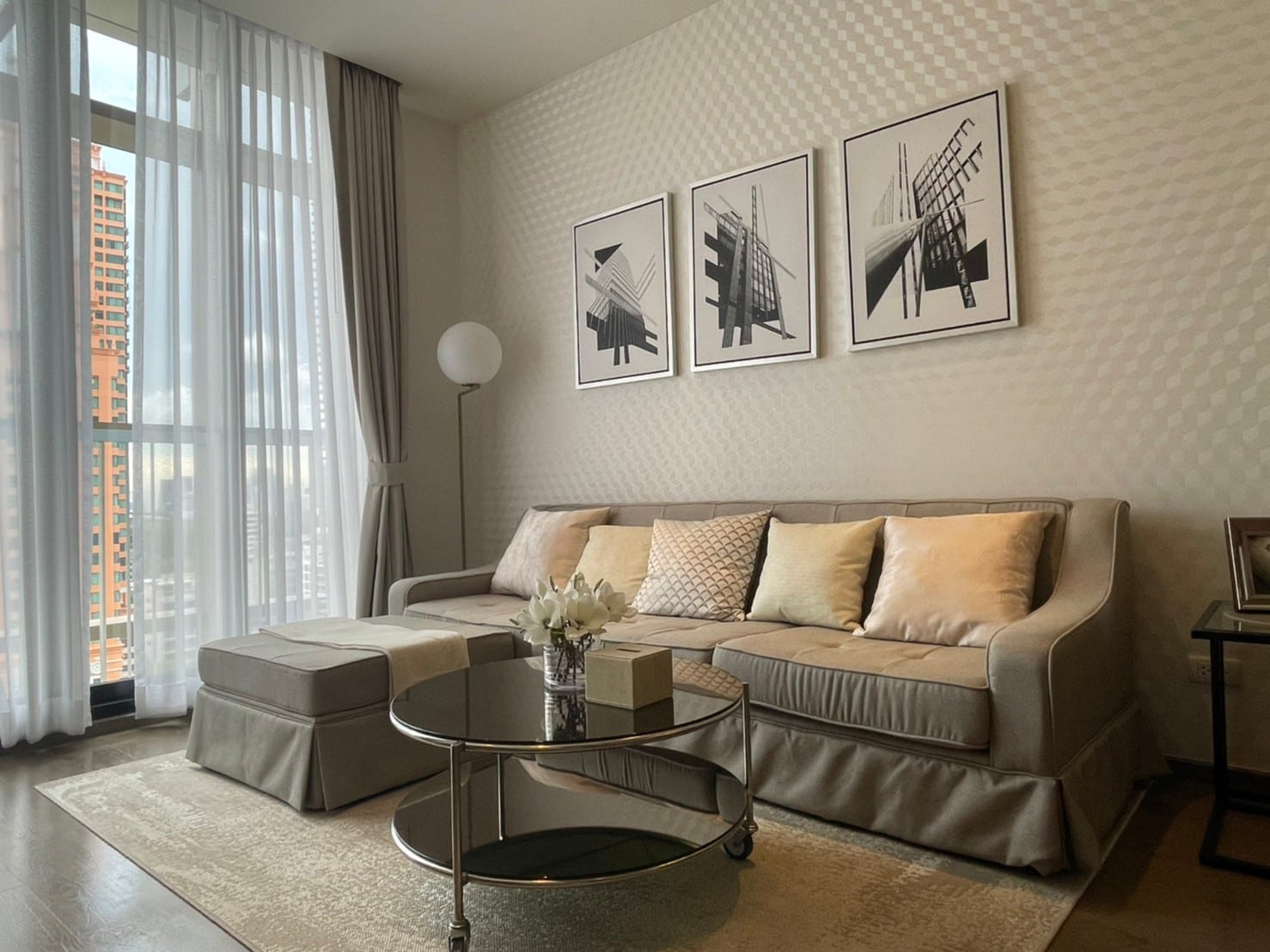 2 Bedroom with Bathtub, 56 sq.m. — Hampton Residence Next to Emporium (Park Origin Phrom Phong) | Hotel Residence near BTS Phrom Phong 2