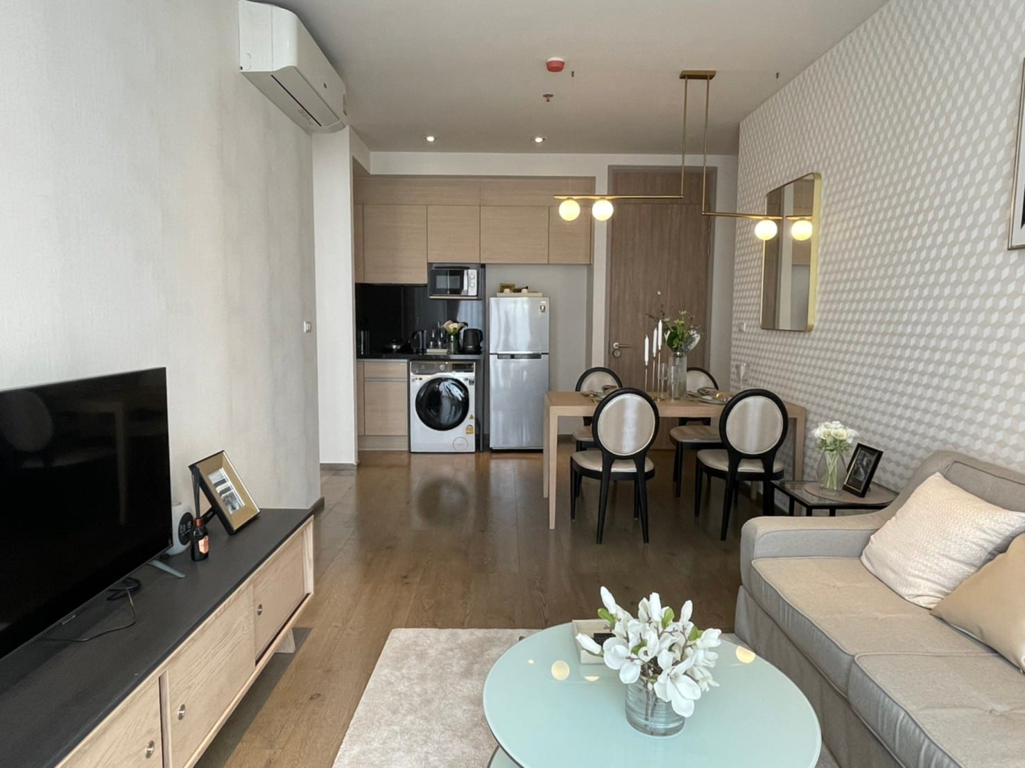 2 Bedroom with Bathtub, 68 sq.m. — Hampton Residence Next to Emporium (Park Origin Phrom Phong) | Hotel Residence near BTS Phrom Phong 6